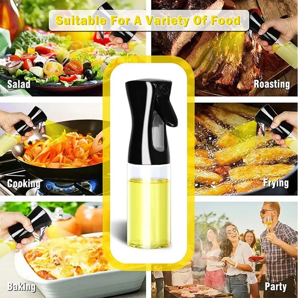 200Ml 300Ml 500Ml Oil Spray Bottle Kitchen Cooking Olive Oil Dispenser Camping BBQ Baking Vinegar Soy Sauce Sprayer Containers